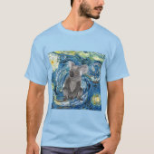 Australia Koala in Sterrennacht Spoof T-shirt (Voorkant)