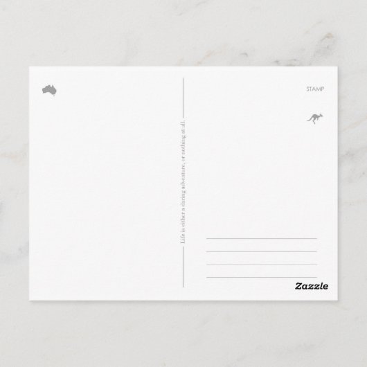 Australia Koala Post Card Briefkaart (Achterkant)