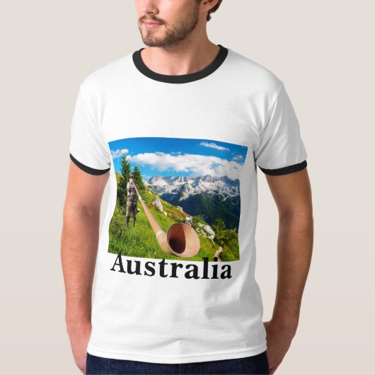 Australia Lederhosen shirt (Voorkant)
