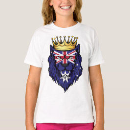 Australia Lion King Flag T-shirt