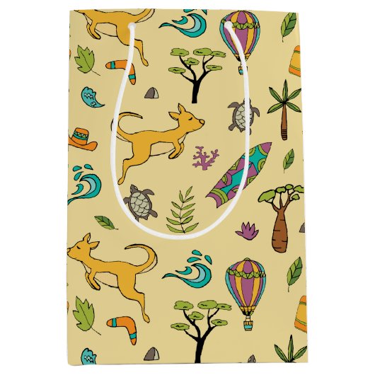 Australia Love Gift Bag Medium Cadeauzakje (Voorkant)