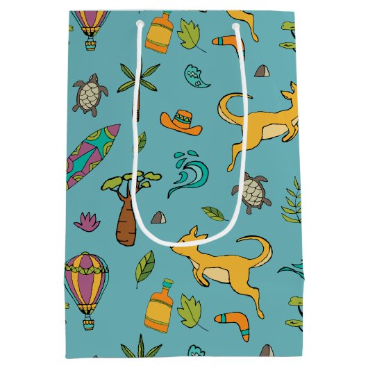 Australia Love Gift Bag Medium Cadeauzakje (Achterkant)