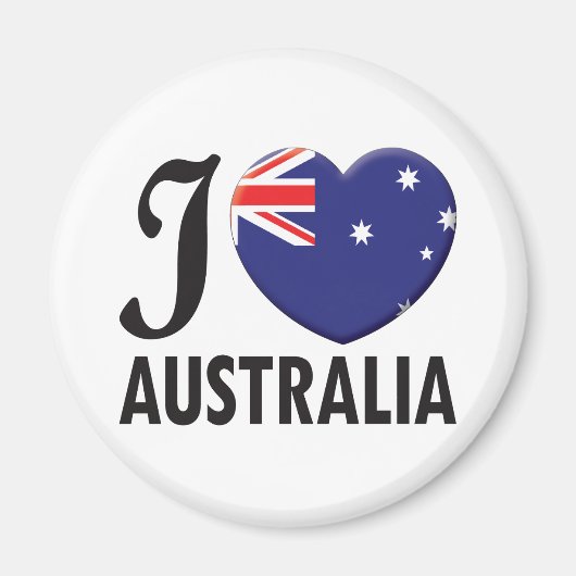 Australia Love Magneet (Voorkant)