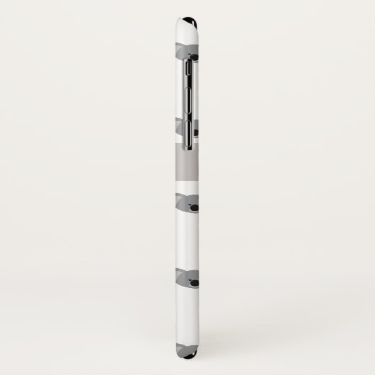 Australia Love Pink Heart Koala Pattern Case-Mate iPhone Case (Achterkant/links)