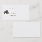 Australia Map Art Doodle Visitekaartje (Voorkant / Achterkant)