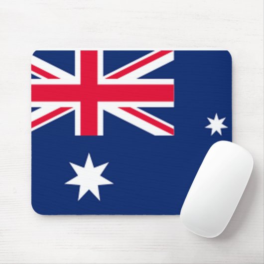 AUSTRALIA Map Australian Aussie Flag Gift Muismat (Met muis)