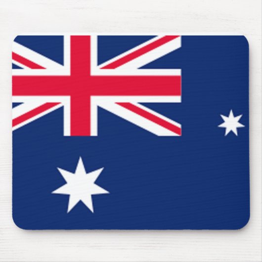 AUSTRALIA Map Australian Aussie Flag Gift Muismat (Voorkant)