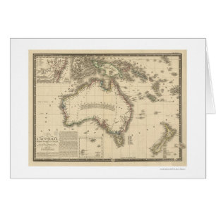 Australia Map getekend door Adrien Hubert Brue 182
