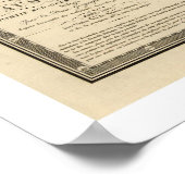 Australia Map getekend door Adrien Hubert Brue 182 Poster (Hoek)