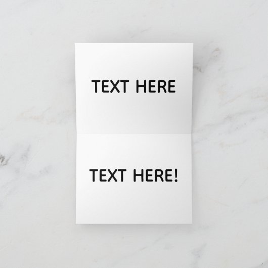 Australia Map Greeting Card Bedankkaart (Binnen)