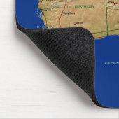 Australia Map Mousepad Muismat (Hoek)