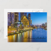 Australia Melbourne yarra Briefkaart (Voorkant / Achterkant)