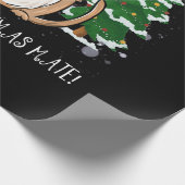 Australia Merry Kerstmis Mate Kangaroo Cadeaupapier (Hoek)