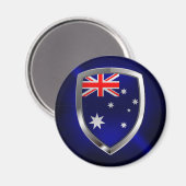 Australia Mettalic Emblem Magneet (Voorkant / Achterkant)