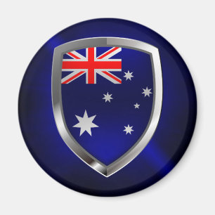 Australia Mettalic Emblem Magneet