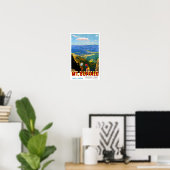 Australia Mt. Buffalo Vintage Travel Poster (Thuiskantoor)