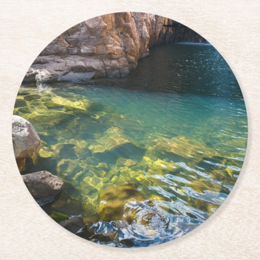 Australia Northern Territory Katherine gorge Ronde Kartonnen Onderzetter (Voorkant)