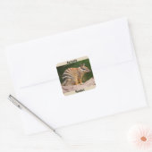 Australia Numbat Vierkante Sticker (Envelop)