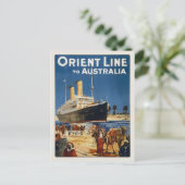 AUSTRALIA OCEAN LINER OTRANTO BRIEFKAART (Staand voorkant)