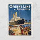 AUSTRALIA OCEAN LINER OTRANTO BRIEFKAART (Voorkant)