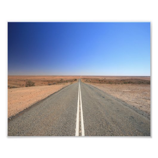 Australia Outback Road - 10 x 8 Photo Print Foto Afdruk (Voorkant)