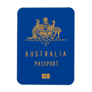 Australia passport magneet