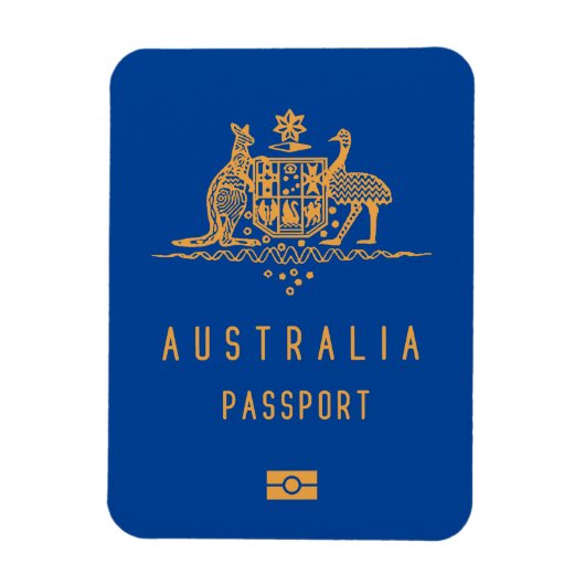 Australia passport magneet (Verticaal)
