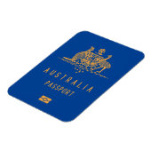 Australia passport magneet (Linkerzijde)