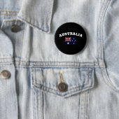 Australia Patriotic Ronde Button 5,7 Cm (In situ)