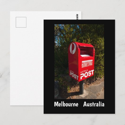Australia Post Box Briefkaart Melbourne (Voorkant / Achterkant)