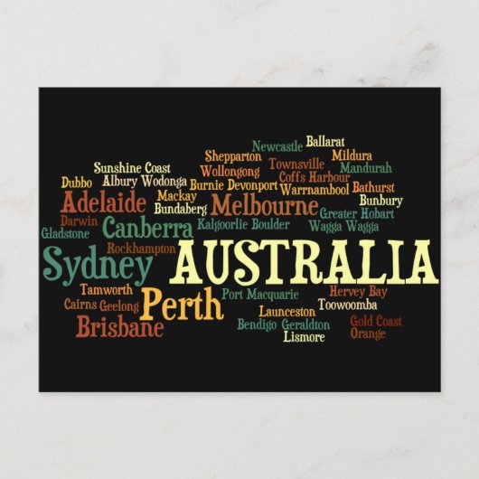 AUSTRALIA Postcard Briefkaart (Voorkant)