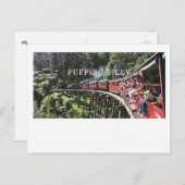 Australia Puffing Billy Post Card Briefkaart (Voorkant / Achterkant)