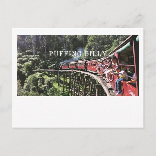Australia Puffing Billy Post Card Briefkaart (Voorkant)