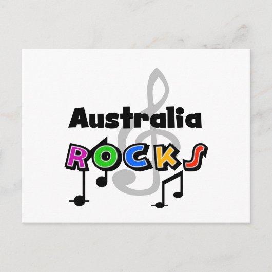 Australia Rocks Briefkaart (Voorkant)