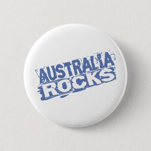 Australia Rocks Ronde Button 5,7 Cm (Voorkant)