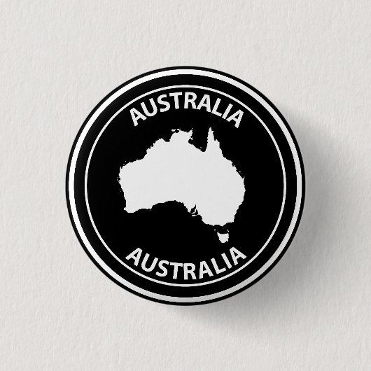 Australia Ronde Button 3,2 Cm (Voorkant)