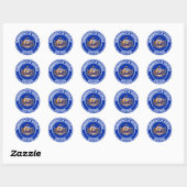 Australia Round Emblem Ronde Sticker (Vel)