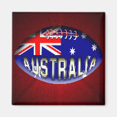 Australia Rugby Ball Magneet (Voorkant)