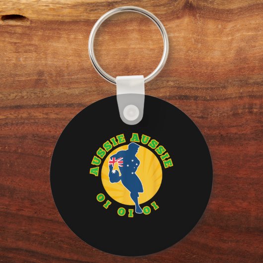 Australia Rugby, Wallabies Aussie Aussie Aussie Oi Sleutelhanger (Voorkant)