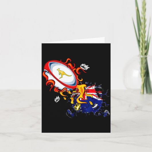 Australia Rugby, Wallabies Rugby Jersey, Australia Kaart (Voorkant)