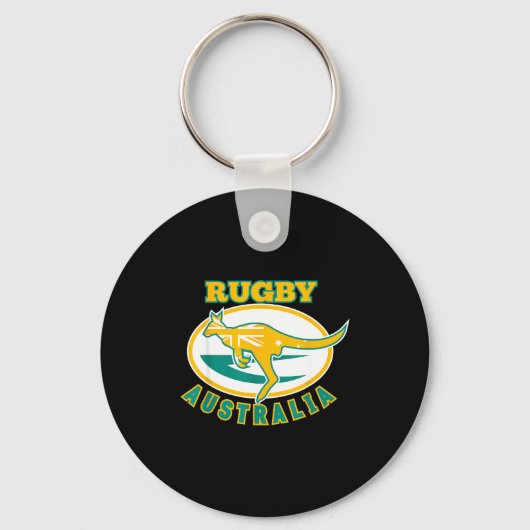 Australia Rugby, Wallabies Rugby Jersey, Australia Sleutelhanger (Voorkant)