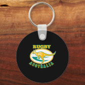 Australia Rugby, Wallabies Rugby Jersey, Australia Sleutelhanger (Voorkant)