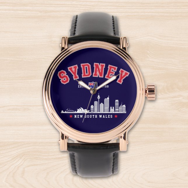 Australia’s Iconic Sydney Skyline Horloge (Creator heeft geüpload)