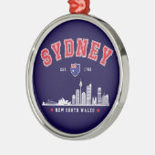 Australia’s Iconic Sydney Skyline Metalen Ornament (Links)