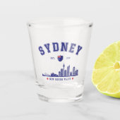 Australia’s Sydney Urban Skyline Shot Glas (Voorkant)