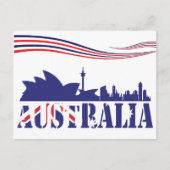 Australia Skyscaape Briefkaart (Voorkant)