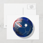 Australia Soccer Briefkaart (Voorkant / Achterkant)