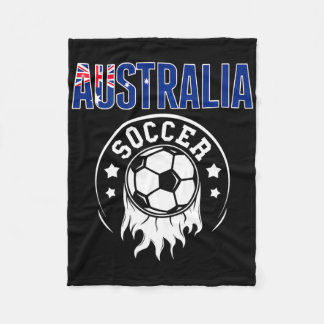 Australia Soccer Fans Jersey Australian Flag Footl Fleece Deken
