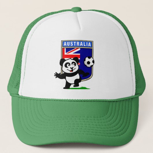 Australia Soccer Panda Trucker Pet (Voorkant)