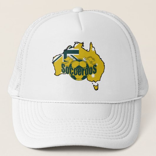 Australia Soccer Trucker Pet (Voorkant)